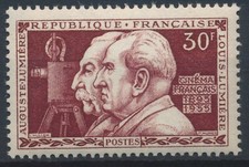 Timbre France 1033** Freres Lumière 1955 neufs sans charnière