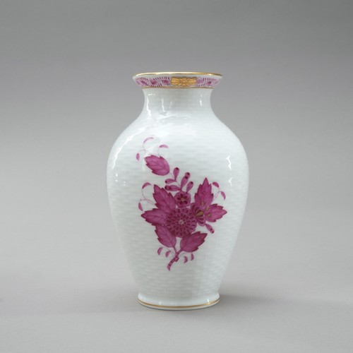 Vase herend apponyi pourpre - herend,