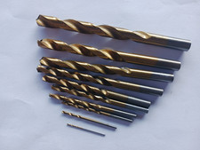 Jeu de 9 forets a métaux HSS