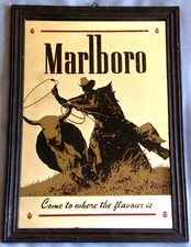 VINTAGE MIROIR  MARLBORO