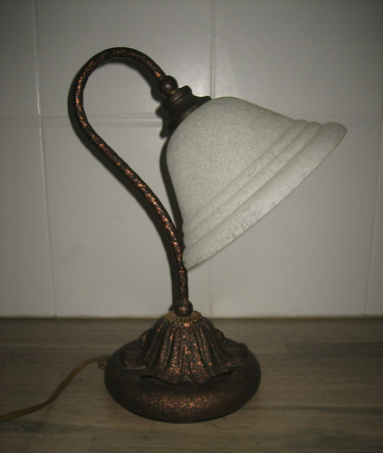 Lampe style art déco verre - lampe,