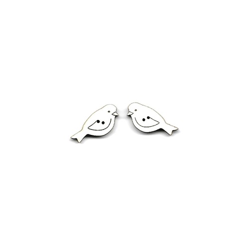 Couples oiseaux boutons - 2,