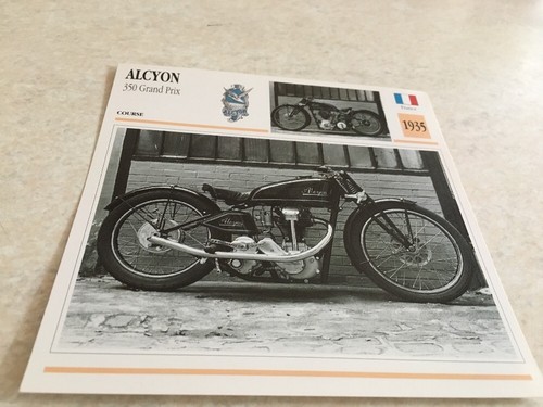 Carte moto ancienne alcyon - alcyon, 350