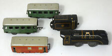 Lot de train échelle O en tôle locomotive et wagons JEP Sncf