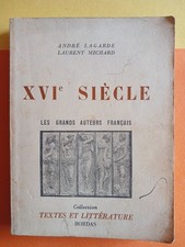 XVIe SIÈCLE ANDRÉ
