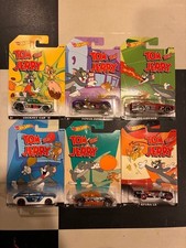 Ensemble complet de 6 voitures Hot Wheels Tom et Jerry,