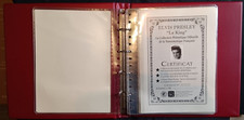 Elvis Presley - Album prestige - Timbres - 30 eme Anniversaire - Certificat