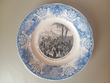 RARE assiette parlante n°9