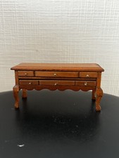 Diorama wooden chest of drawers, cabinet for miniature showcase dollhouse