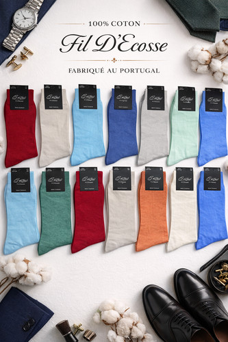 Chaussettes homme premium - chaussettes, fil