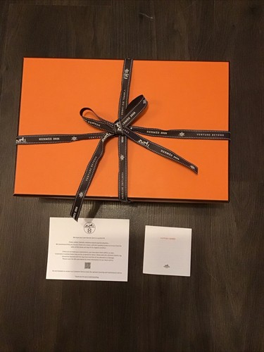 Boîte hermes carton orange - boîte,