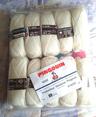 Lot pelotes de - pelotes, laine