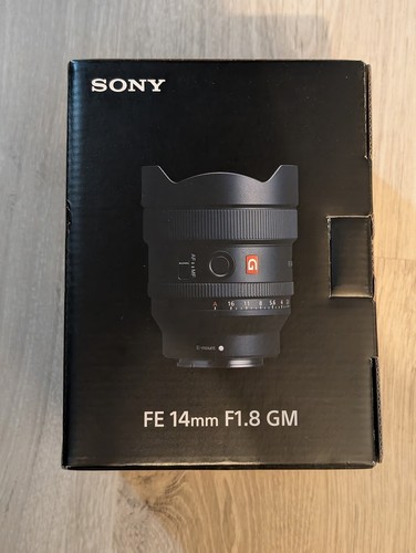 Objectif sony 14mm 8 - objectif, gm