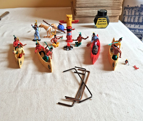 Timpo toys fort lot - timpo, indien