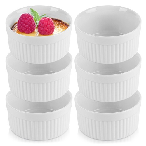 Coupelles céramique blanche