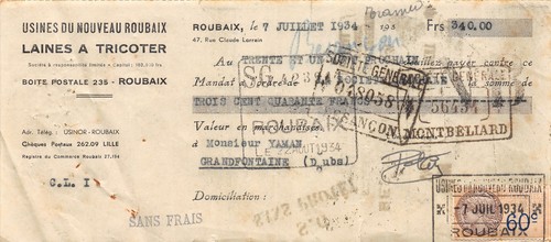 1934 usines nouveau - du, roubaix