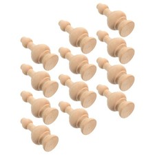 Lot de 12 embouts en bois pour