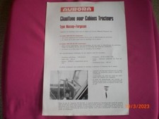 ADVERTISING PROSPECTUS CABIN HEATING TRACTORS MASSEY FERGUSON AURORA