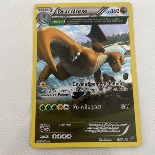 Carte pokemon dracolosse - carte,