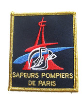 ECUSSON BSPP LES SAPEURS POMPIERS DE PARIS (VARIANTE BORDURE DOREE)