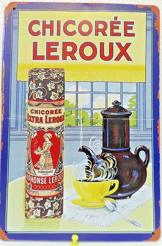 Plaque metal deco vintage - metal,