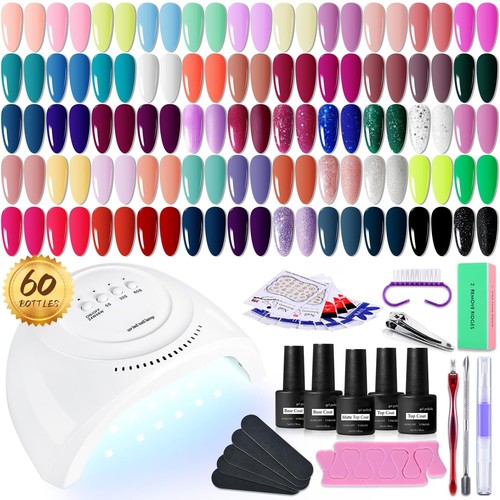 60pcs gel nail matte polish - 60pcs,