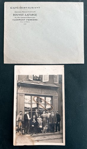 Photo card postcard café - card,