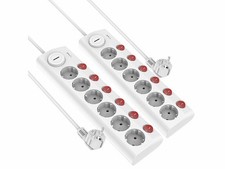 2 multiprises 6 prises avec