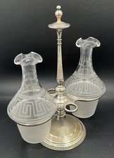 Huilier-vinaigrier en métal