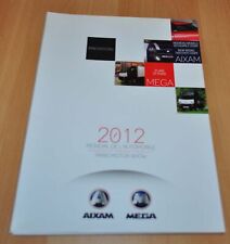 Aixam Mega 2012 Press Folder Brochure Prospekt