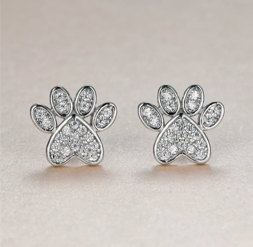 Boucles oreilles patte chat - d'oreilles,