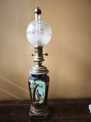 Lampe pétrole huile de - lampe,