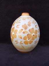 Vase Charles Catteau Keramis Boch à décor de fleurs 1880-1966 art déco