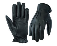 100% Goat Skin Leather Gloves Police Military Forces Uniform Chauffeur Goatskin