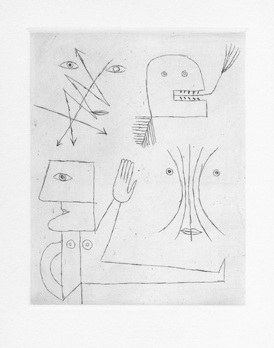 Victor brauner estampe tire - victor,