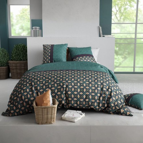 Parure lit 240x260 coton - 240x260, cm