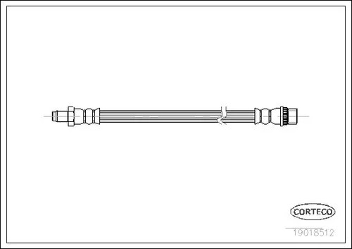 Flexible frein essieu - frein,