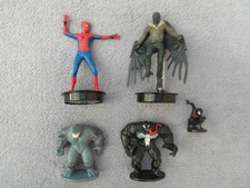 lot de 5 figurines MARVEL  spiderman venom ...