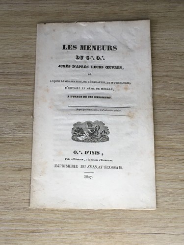 Franc maçonnerie les - franc-maçonnerie, meneurs