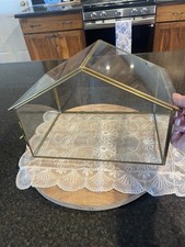 Glass & Brass Terrarium with