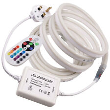 220V 240V LED Neon RGB Flex Rope Light Strip Flexible Indoor Outdoor Lighting