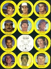 Mike Schmidt #11 Rob Thompson #12 1987 Weis Winners disc