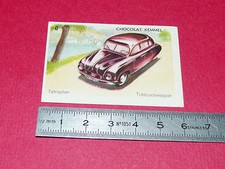RARE CHROME CHOCOLATE KEMMEL1955 CAR CCZECHOSLOVAKIA TATRAPLAN CSSR
