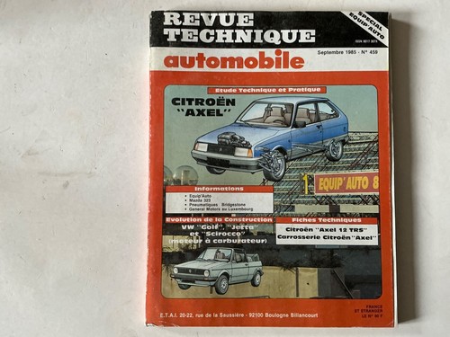 Rta revue technique - revue, automobile