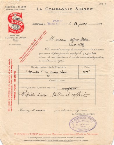 1932 machines coudre moteurs - 1932,