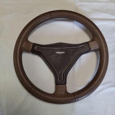 Volant Renoma en cuir marron