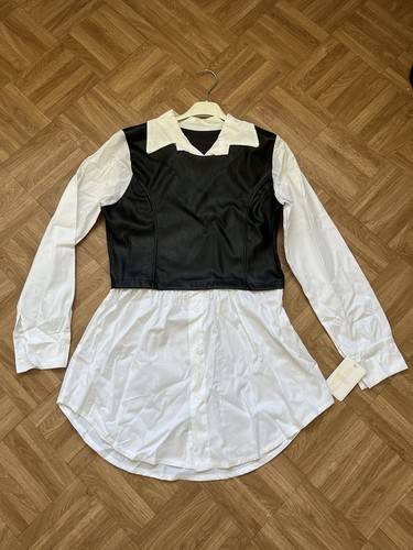 Robe chemise semi - robe,