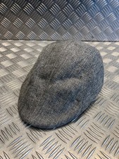 Casquette plate souple beret gris taille unique tweed irlandais neuf