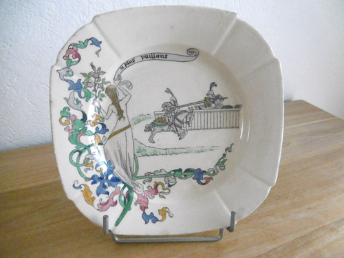 Assiette dessert faience gien - assiette,