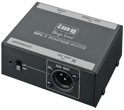 Microphone splitter box mps - microphone,